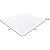 imageCommercial Grade Cutting Board Mats 15 x 12 Inch  4 Pack Set Flexible 116quot Inch Thick White Plastic Made from HDPE and NSF Approved for Food Service
