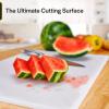 imageCommercial Large Plastic Cutting Board 20 x 15 Inch  12quot Thick White HDPE Poly Approved for Restaurants and Food Service