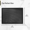 imageThirteen Chefs 24 x 18 Inch Cutting Board with Juice Groove for Meat BBQ Grilling  34quot Thick HDPE Plastic  Extra Large Heavy 11 Pound for CarvingBlack