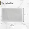 imageThirteen Chefs 24 x 18 Inch Cutting Board with Juice Groove for Meat BBQ Grilling  34quot Thick HDPE Plastic  Extra Large Heavy 11 Pound for CarvingWhite