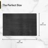 imageThirteen Chefs Black Plastic Cutting Board  18 x 12 x 5 Inch Large Durable HDPE and NSF Stamped for Commercial Food Service Kitchens