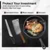 imageThirteen Chefs Extra Large 24 x 18 Black Cutting Board 05 Inch Thick HDPE NSF Certified for Food Service and Professional Kitchens