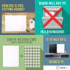 imageThirteen Chefs Extra Large 24 x 18 Blue Cutting Board  12quot Thick HDPE Plastic for Fish and Seafood Restaurant Quality Poly NSF for Commercial KitchensWhite