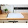 imageThirteen Chefs Extra Large 24 x 18 Blue Cutting Board  12quot Thick HDPE Plastic for Fish and Seafood Restaurant Quality Poly NSF for Commercial KitchensBlue