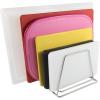 imageThirteen Chefs Stainless Steel Cutting Board Rack  Holds 6 Boards up to 34quot Wide  NSF Approved for Commercial Kitchens6 Slot