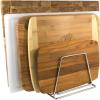 imageThirteen Chefs Stainless Steel Cutting Board Rack  Holds 6 Boards up to 34quot Wide  NSF Approved for Commercial Kitchens6 Slot