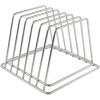 imageThirteen Chefs Stainless Steel Cutting Board Rack  Holds 6 Boards up to 34quot Wide  NSF Approved for Commercial Kitchens6 Slot