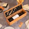 imageTramanto Luxury Wine Box 5 Piece Gift Set Made in Italy from Genuine Olive Wood