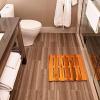 imageVilla Acacia Wooden Bath Mats 23 x 23 Inch Acacia Wood Indoor or Outdoor Shower Mats  Slated Platform Wood Shower Mat for Floor23 x 23