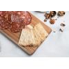 imageVilla Acacia Wooden Cutting Board  17 x 7 Inch Wood Board Serving Tray for Bread and Cheese with Handle  Decorative Charcuterie Boards for New Home Wedding Gift17L x 7W