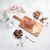 imageVilla Acacia Wooden Cutting Board  17 x 7 Inch Wood Board Serving Tray for Bread and Cheese with Handle  Decorative Charcuterie Boards for New Home Wedding Gift17L x 7W