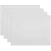 imageProfessional Cutting Board Mats 24 x 18 Inch  4 Pack Extra Large White Color Flexible Plastic made from Heavy Duty HDPE 116quot ThickWhite
