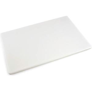 imageCommercial Grade Plastic Cutting Board 18 x 12 x 12 Thick High Density White Poly NSF Certified and Dishwasher Safe for Food Service