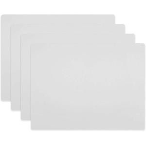 imageProfessional Cutting Board Mats 24 x 18 Inch  4 Pack Extra Large White Color Flexible Plastic made from Heavy Duty HDPE 116quot ThickWhite