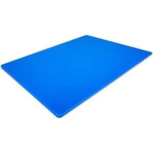 imageThirteen Chefs Extra Large 24 x 18 Blue Cutting Board  12quot Thick HDPE Plastic for Fish and Seafood Restaurant Quality Poly NSF for Commercial KitchensBlue