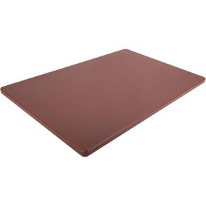 imageThirteen Chefs Extra Large 24 x 18 Blue Cutting Board  12quot Thick HDPE Plastic for Fish and Seafood Restaurant Quality Poly NSF for Commercial KitchensBrown