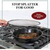 imageBergKoch Splatter Screen for Frying Pan  13 Inch Stainless Steel Grease Splatter Guard  Cover Oil Splash when Sizzling Bacon Cooking Fried Chicken or Popcorn9511513 Inch Set