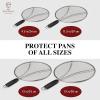 imageBergKoch Splatter Screen for Frying Pan  13 Inch Stainless Steel Grease Splatter Guard  Cover Oil Splash when Sizzling Bacon Cooking Fried Chicken or Popcorn13 Inch