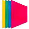 imageCommercial Grade Cutting Board Mats Extra Large 24 x 18 Inch MultiColor 4 Pack Set