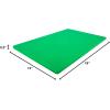 imageProfessional Green Plastic Cutting Board  18 x 12 Inch Large HDPE and NSF for Restaurants and Food Service Dishwasher Safe