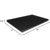 imageThick White 18x12 Poly Plastic Restaurant Cutting Board 075 Inch Thick NSFBlack
