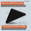 imageThirteen Chefs Cutting Board Feet Non Slip Silicone Pads Set of 8 Black  Non Adhesive Glue FreeRed
