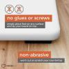 imageThirteen Chefs Cutting Board Feet Non Slip Silicone Pads Set of 8 Black  Non Adhesive Glue FreeRed