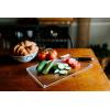 imageThirteen Chefs Large Acrylic Cutting Board 16x10 Inch with Rubber Feet Clear  Dishwasher Safe
