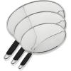 imageBergKoch Splatter Screen for Frying Pan  13 Inch Stainless Steel Grease Splatter Guard  Cover Oil Splash when Sizzling Bacon Cooking Fried Chicken or Popcorn9511513 Inch Set
