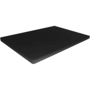 imageThick White 18x12 Poly Plastic Restaurant Cutting Board 075 Inch Thick NSFBlack