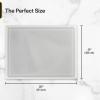 imageExtra Large 20 x 15 Plastic Cutting Board with Groove  Heavy 12quot Thick White HDPE Poly Long Lasting and NSF Approved for Restaurants and Commercial Kitchens  Weight 5lb
