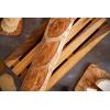 imageVilla Acacia Wood Bread Board  12 x 7 in Handcrafted Wooden Cutting Board Slicer Tray with Handle Medium12L x 7W