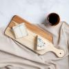 imageVilla Acacia Wooden Cheese Board and Bread Paddle with Handle and Hanging Hole 17 Inch Wood Design17L x 6W
