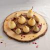 imageThirteen Chefs Villa Acacia Live Edge Wood Serving Platter Acacia Wood and Raw Bark Edge Extra LargeXLarge