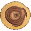 imageThirteen Chefs Villa Acacia Live Edge Wood Serving Platter Acacia Wood and Raw Bark Edge Extra LargeXLarge