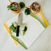 imageThirteen Chefs NonSlip Plastic Cutting Board Set Large 14x10 and Medium 12x8 Inch Pair