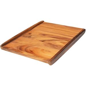 imageVilla Acacia Reversible Wood Pastry Board and Cutting Board with Lipped Edges 28 x 22 x 15 Inches