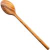 imageTramanto Olive Wood Spoon Beautiful HandCarved Mixing Serving Spoon 12 inches