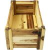 imageThirteen Chefs Villa Acacia Wooden Planter Box  17 Inch Rectangular Wood Planter for Garden Patio Window Home Decor  Acacia Wood Plant Stand for Indoor or Outdoor Gardening