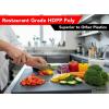 image:imageThirteen Chefs Plastic Cutting Board  Large Commercial Chopping Boards  White 30 x 18 InchBlack
