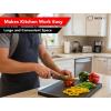 image:imageThirteen Chefs Plastic Cutting Board  Large Commercial Chopping Boards  White 30 x 18 InchBlack