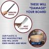 image:imageThirteen Chefs Plastic Cutting Board  Large Commercial Chopping Boards  White 30 x 18 InchWhite