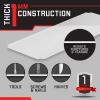 image:imageThirteen Chefs Industrial Shelf Liners 24 x 14 Inch 5 Pack Set for Wired Shelving Racks Clear Polypropylene5