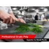 image:imageThick XL 24x18 Plastic Cutting Board 075 Inch Thick Extra Large NSF for Food ServiceBlack