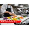 image:imageThick XL 24x18 Plastic Cutting Board 075 Inch Thick Extra Large NSF for Food ServiceWhite