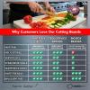 image:imageThick XL 24x18 Plastic Cutting Board 075 Inch Thick Extra Large NSF for Food ServiceWhite