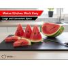 image:imageCommercial Grade 18 x 12 Red Cutting Board for Meat  Superior to HDPE Plastic  05 Inch Thick Poly for Food Service Dishwasher SafeBlack