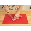 image:imageCommercial Grade 18 x 12 Red Cutting Board for Meat  Superior to HDPE Plastic  05 Inch Thick Poly for Food Service Dishwasher SafeRed