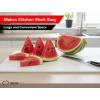 image:imageCommercial Grade 18 x 12 Red Cutting Board for Meat  Superior to HDPE Plastic  05 Inch Thick Poly for Food Service Dishwasher SafeWhite