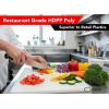 image:imageCommercial Grade 18 x 12 Red Cutting Board for Meat  Superior to HDPE Plastic  05 Inch Thick Poly for Food Service Dishwasher SafeWhite